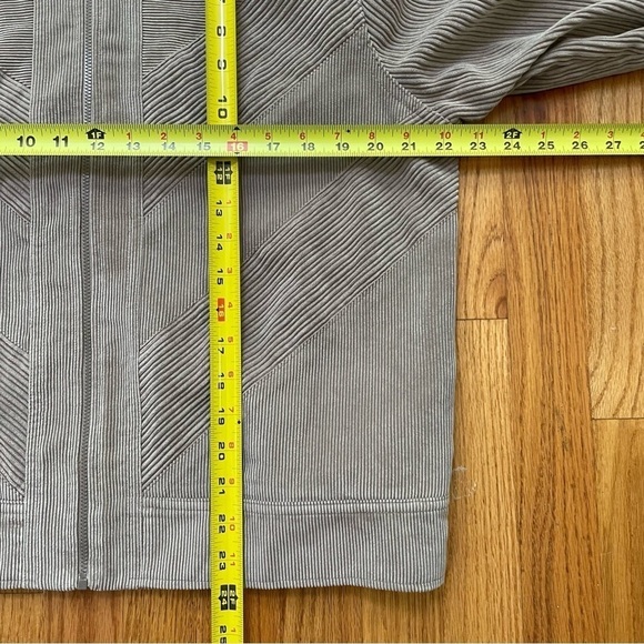 ALFRED DUNNER Vintage Corduroy Zip Shacket Jacket Pockets Neutral Minimalist 14 - Picture 13 of 14